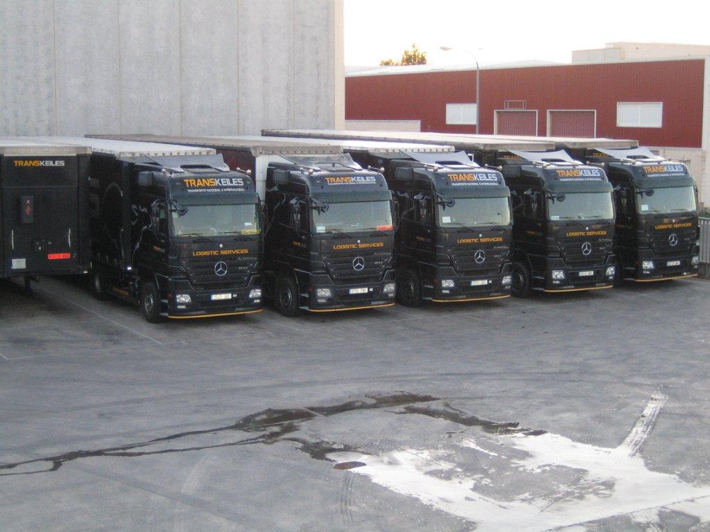 Camión de Transkeiles para transporte en Europa