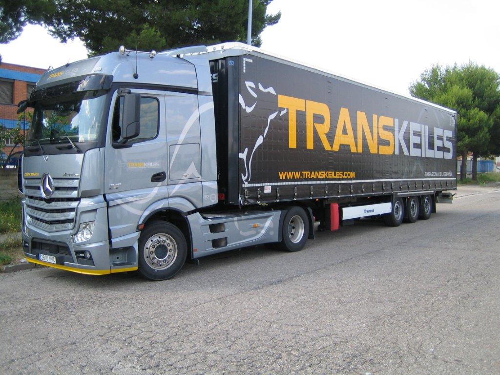 Camión de Transkeiles para transporte en Alemania